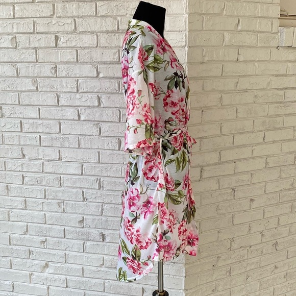 Show Me Your MuMu Floral Kimono Robe Dressing Gown - Picture 3 of 8